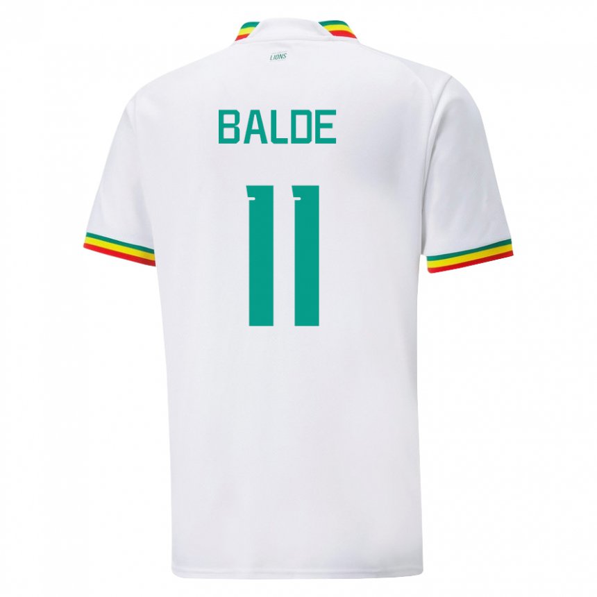 Criança Camisola Senegalesa Haby Balde #11 Branco Principal 22-24 Camisa Brasil