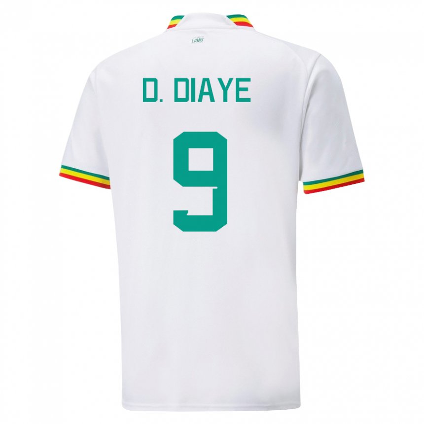 Criança Camisola Senegalesa Dialy N Diaye #9 Branco Principal 22-24 Camisa Brasil