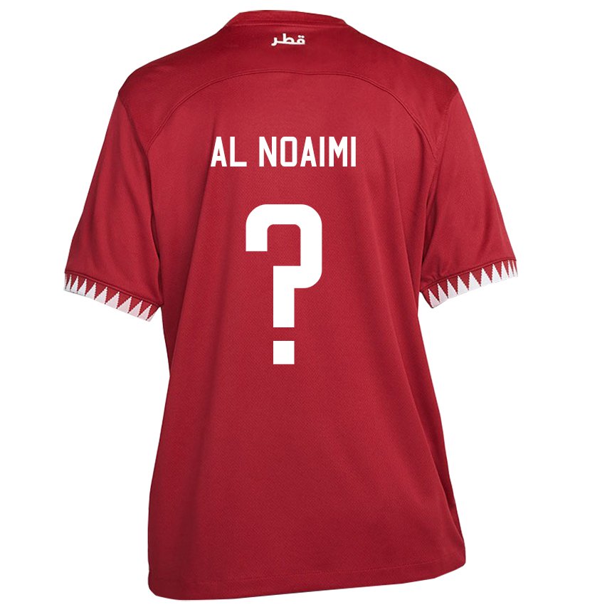 Criança Camisola Catari Mohammad Al Noaimi #0 Marrom Principal 22-24 Camisa Brasil