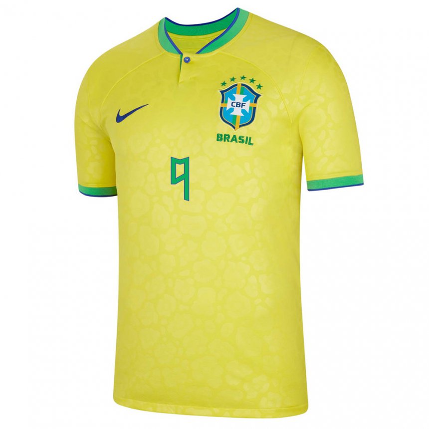 Criança Camisola Brasileira Endrick #9 Azul Alternativa 22-24