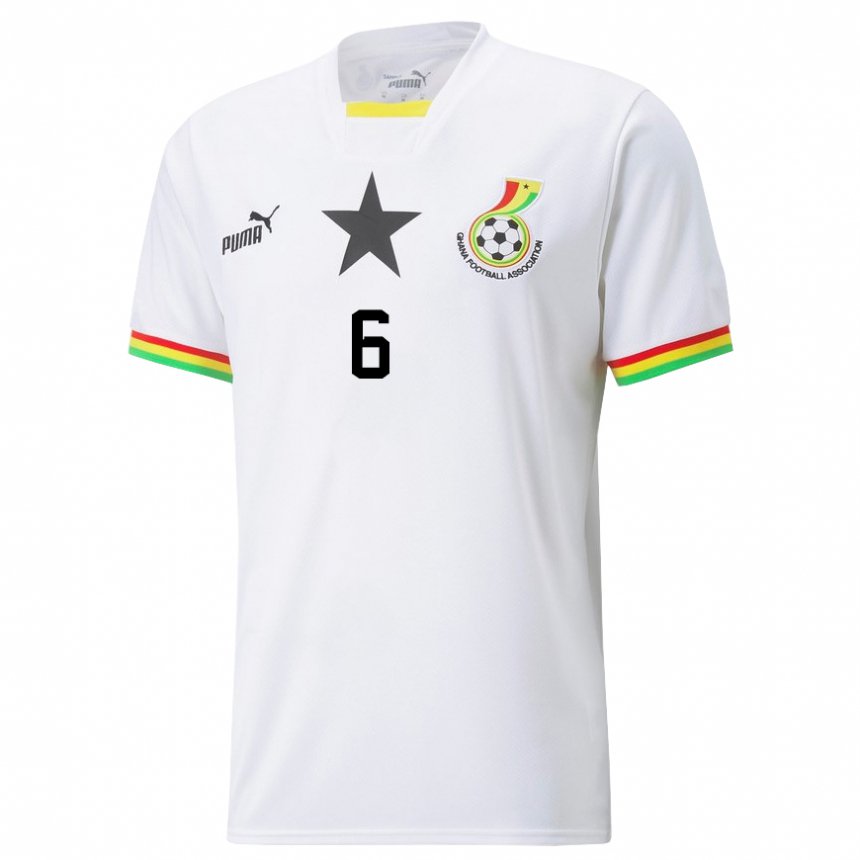 Criança Camisola Ganesa Ellen Coleman #6 Branco Principal 22-24 Camisa Brasil