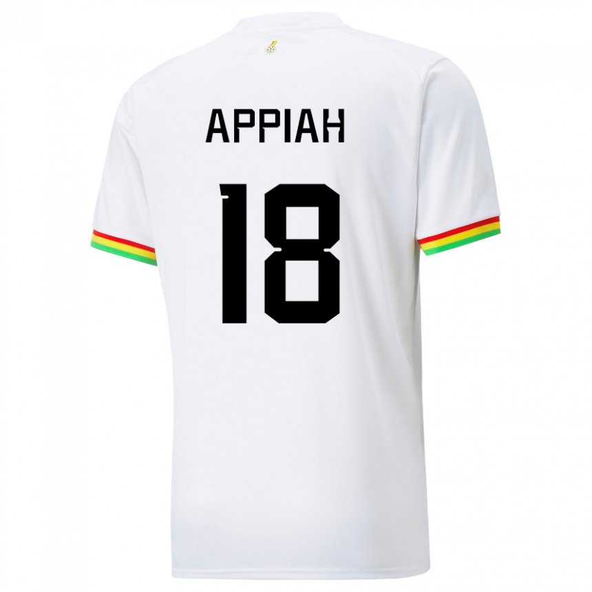 Criança Camisola Ganesa Veronica Appiah #18 Branco Principal 22-24 Camisa Brasil