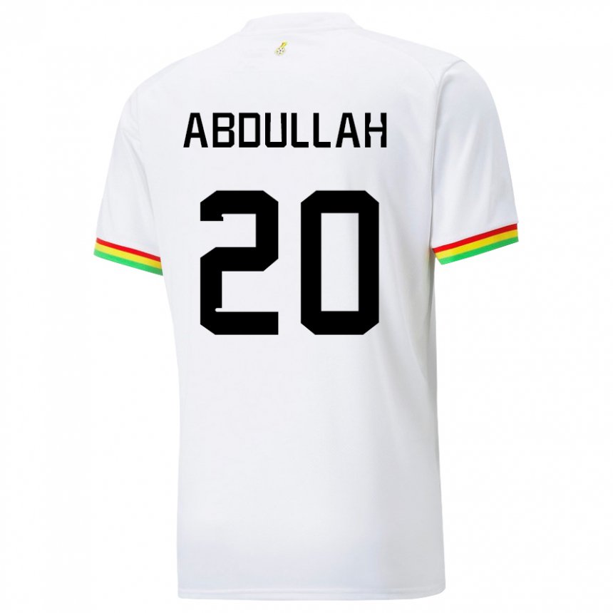 Criança Camisola Ganesa Razak Abdullah #20 Branco Principal 22-24 Camisa Brasil