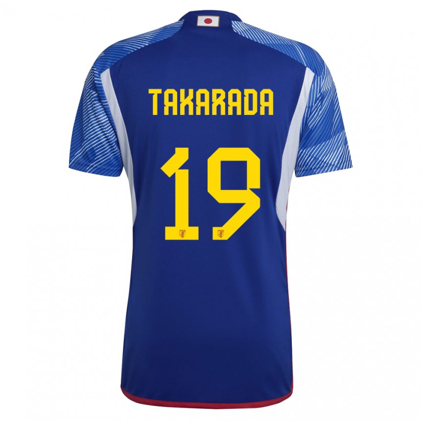 Criança Camisola Japonesa Saori Takarada #19 Azul Real Principal 22-24 Camisa Brasil