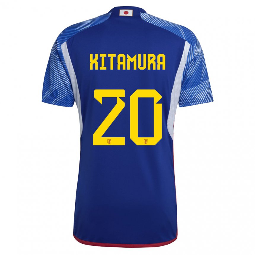 Criança Camisola Japonesa Nanami Kitamura #20 Azul Real Principal 22-24 Camisa Brasil