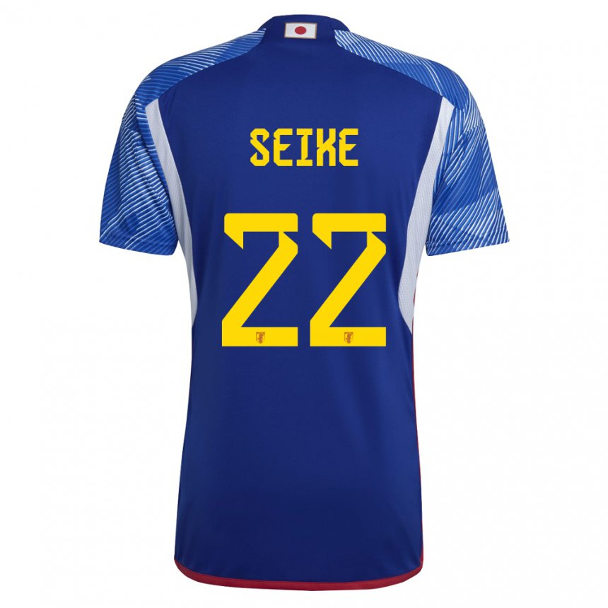 Criança Camisola Japonesa Kiko Seike #22 Azul Real Principal 22-24 Camisa Brasil