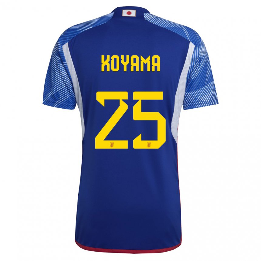 Criança Camisola Japonesa Shinomi Koyama #25 Azul Real Principal 22-24 Camisa Brasil