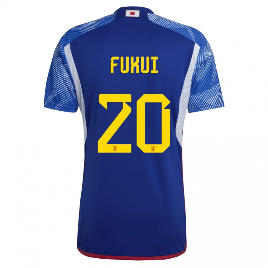 Criança Camisola Japonesa Taichi Fukui #20 Azul Real Principal 22-24 Camisa Brasil