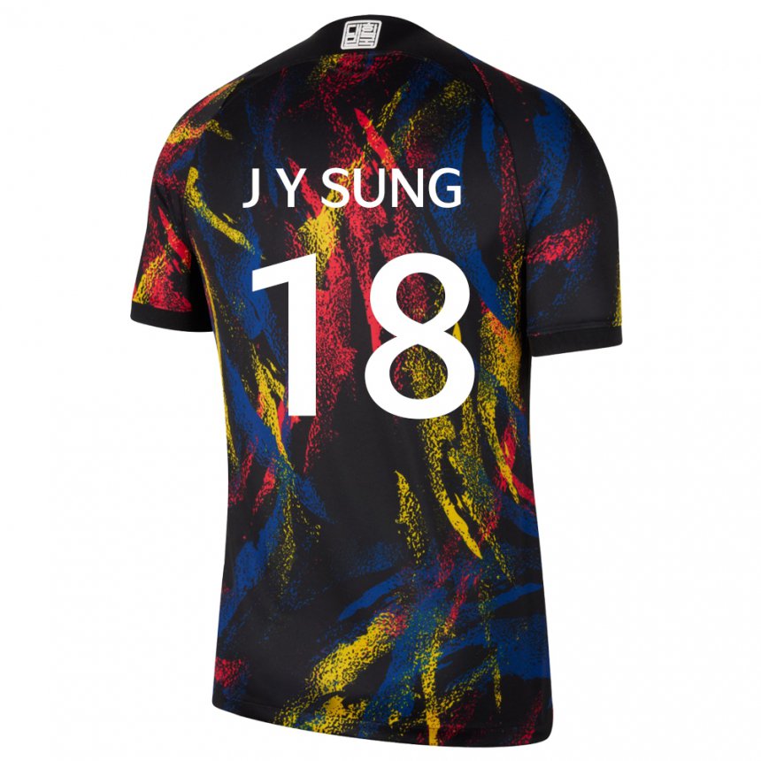 Criança Camisola Sul‑coreana Sung Jin Young #18 Multicolorido Alternativa 22-24 Camisa Brasil