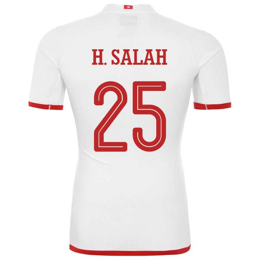 Criança Camisola Tunisiana Heni Ben Salah #25 Branco Alternativa 22-24 Camisa Brasil