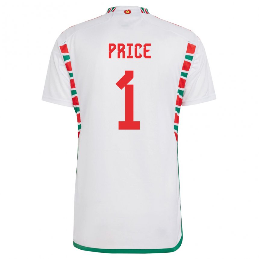 Criança Camisola Galesa Jo Price #1 Branco Alternativa 22-24 Camisa Brasil