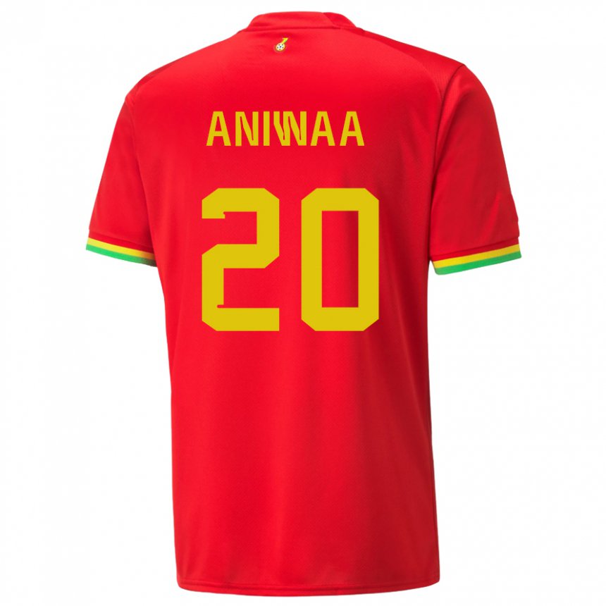 Criança Camisola Ganesa Louisa Aniwaa #20 Vermelho Alternativa 22-24 Camisa Brasil