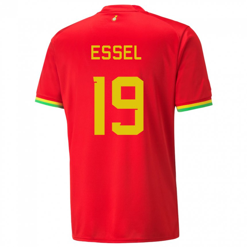 Criança Camisola Ganesa Aaron Essel #19 Vermelho Alternativa 22-24 Camisa Brasil