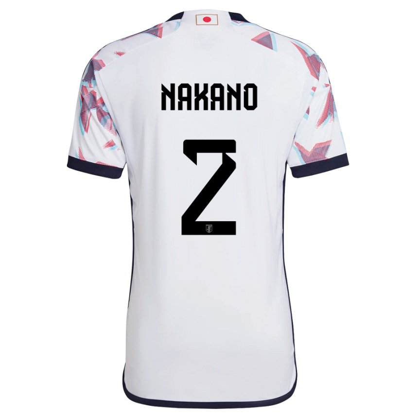 Criança Camisola Japonesa Shinya Nakano #2 Branco Alternativa 22-24 Camisa Brasil