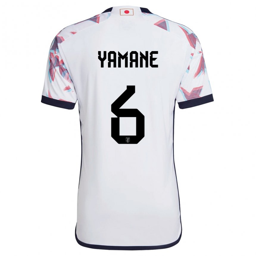 Criança Camisola Japonesa Riku Yamane #6 Branco Alternativa 22-24 Camisa Brasil