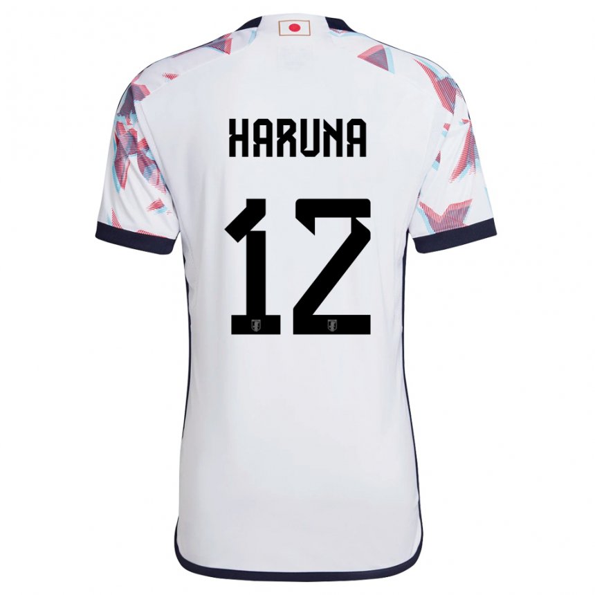 Criança Camisola Japonesa Ryusei Haruna #12 Branco Alternativa 22-24 Camisa Brasil