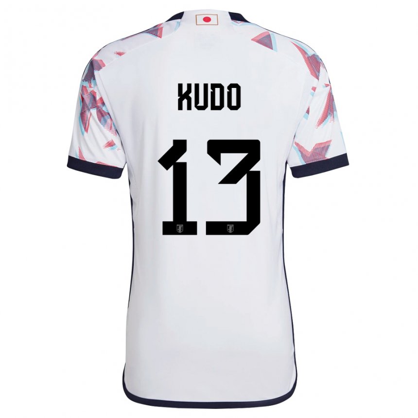 Criança Camisola Japonesa Kota Kudo #13 Branco Alternativa 22-24 Camisa Brasil