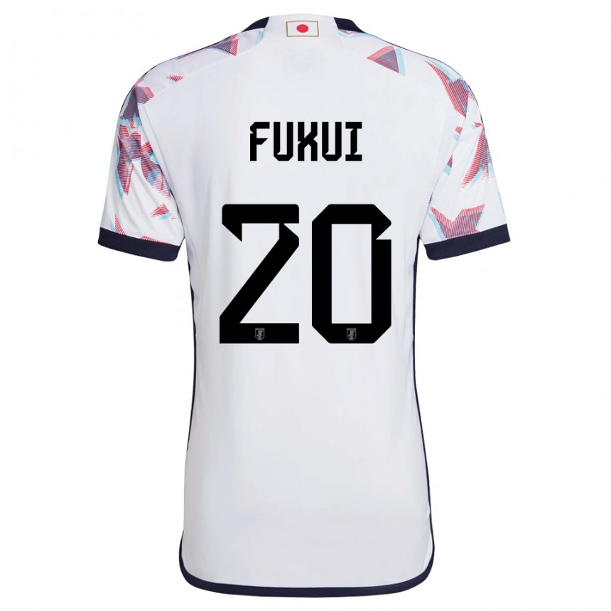 Criança Camisola Japonesa Taichi Fukui #20 Branco Alternativa 22-24 Camisa Brasil