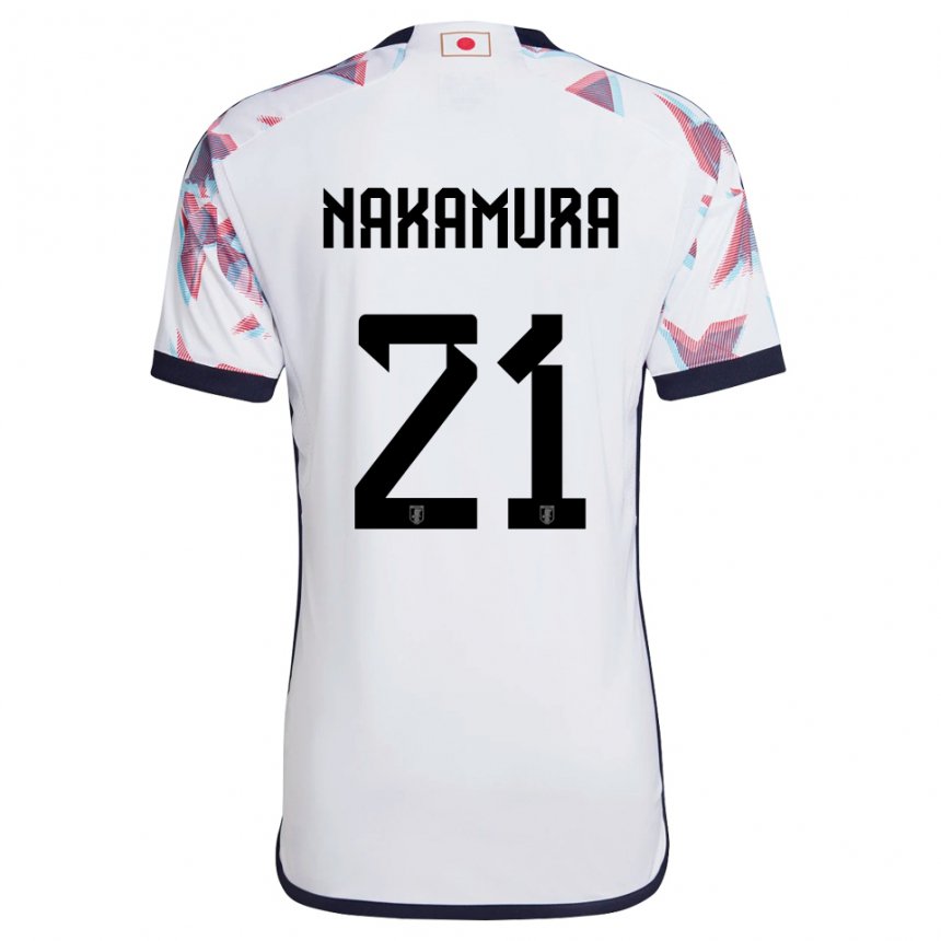 Criança Camisola Japonesa Jiro Nakamura #21 Branco Alternativa 22-24 Camisa Brasil