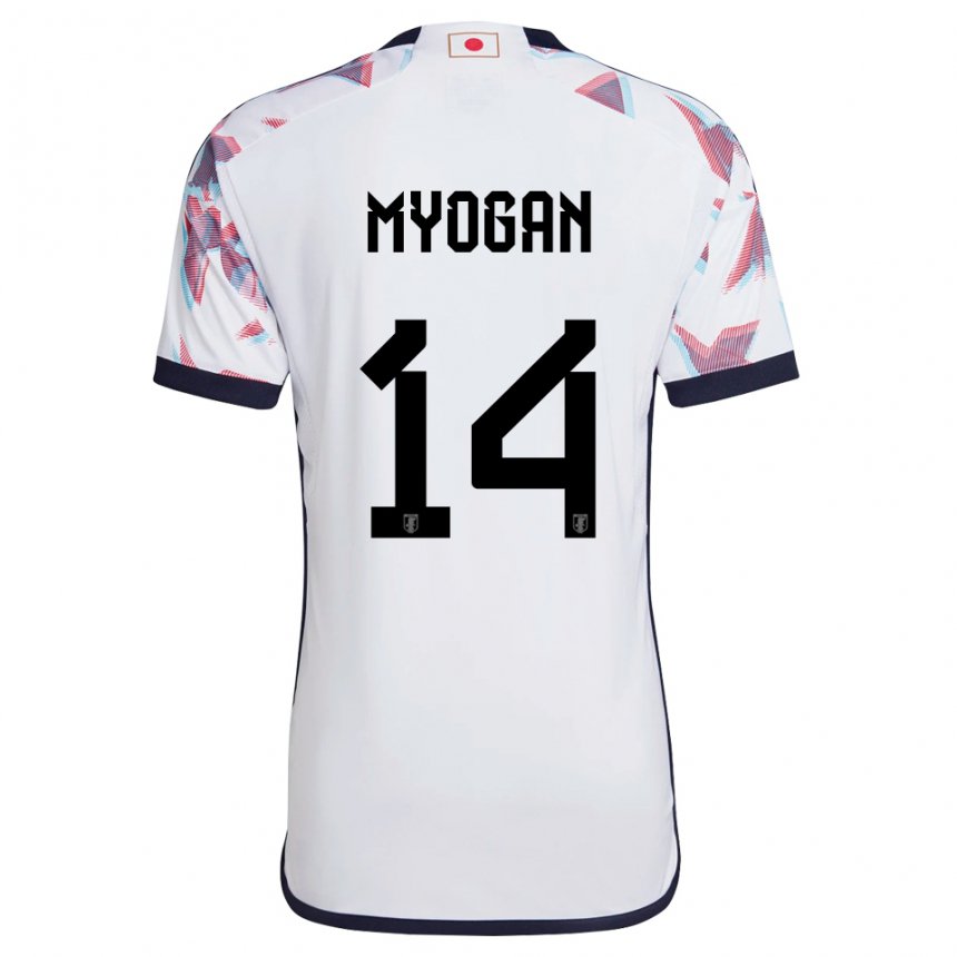 Criança Camisola Japonesa Toya Myogan #14 Branco Alternativa 22-24 Camisa Brasil