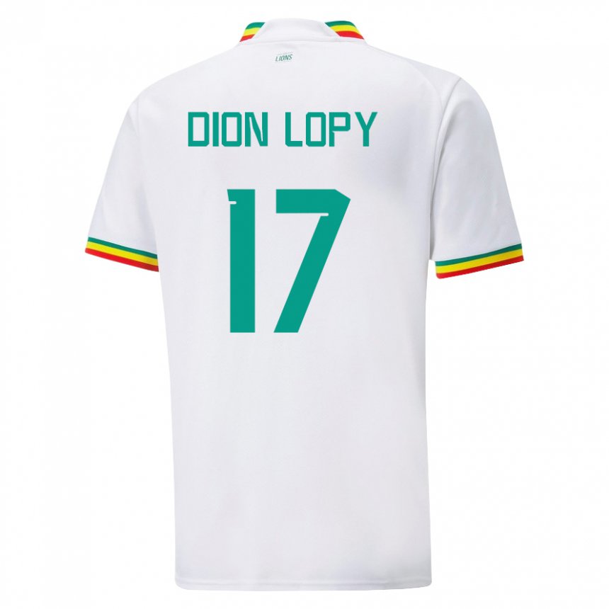 Homem Camisola Senegalesa Dion Lopy #17 Branco Principal 22-24 Camisa Brasil