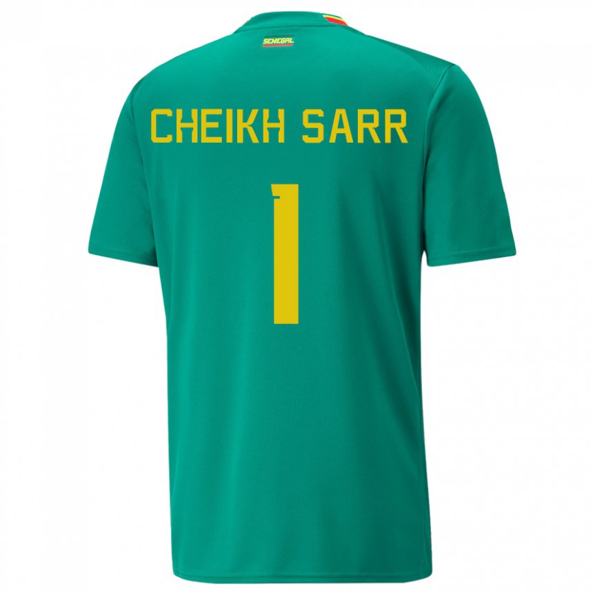 Homem Camisola Senegalesa Cheikh Sarr #1 Verde Alternativa 22-24 Camisa Brasil