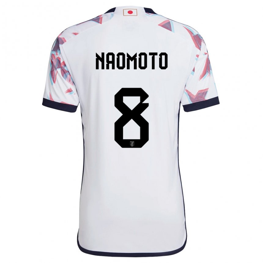 Homem Camisola Japonesa Hikaru Naomoto #8 Branco Alternativa 22-24 Camisa Brasil