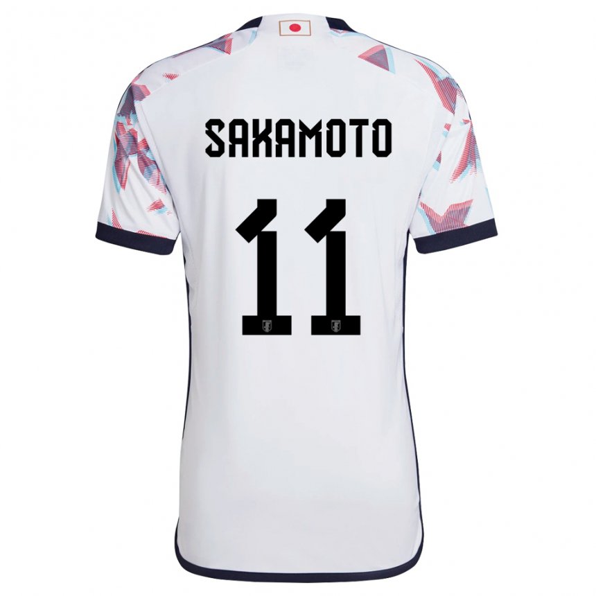 Homem Camisola Japonesa Isa Sakamoto #11 Branco Alternativa 22-24 Camisa Brasil