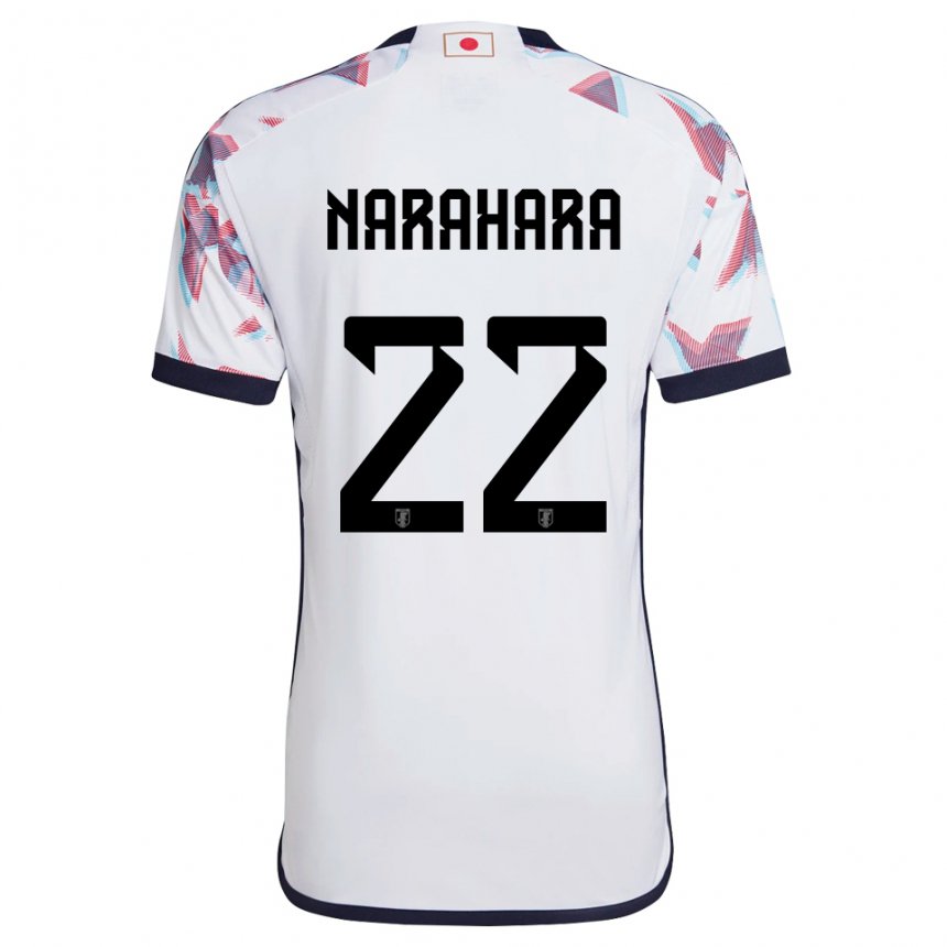 Homem Camisola Japonesa Yoshiki Narahara #22 Branco Alternativa 22-24 Camisa Brasil