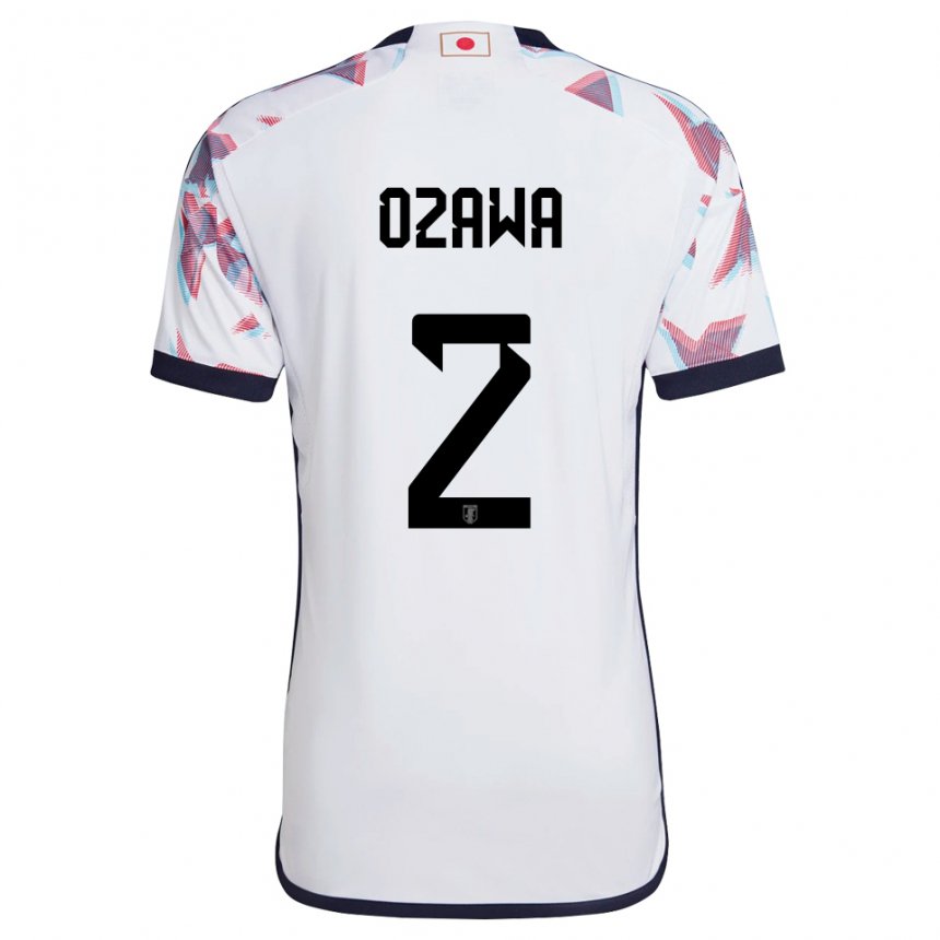 Homem Camisola Japonesa Haruki Ozawa #2 Branco Alternativa 22-24 Camisa Brasil