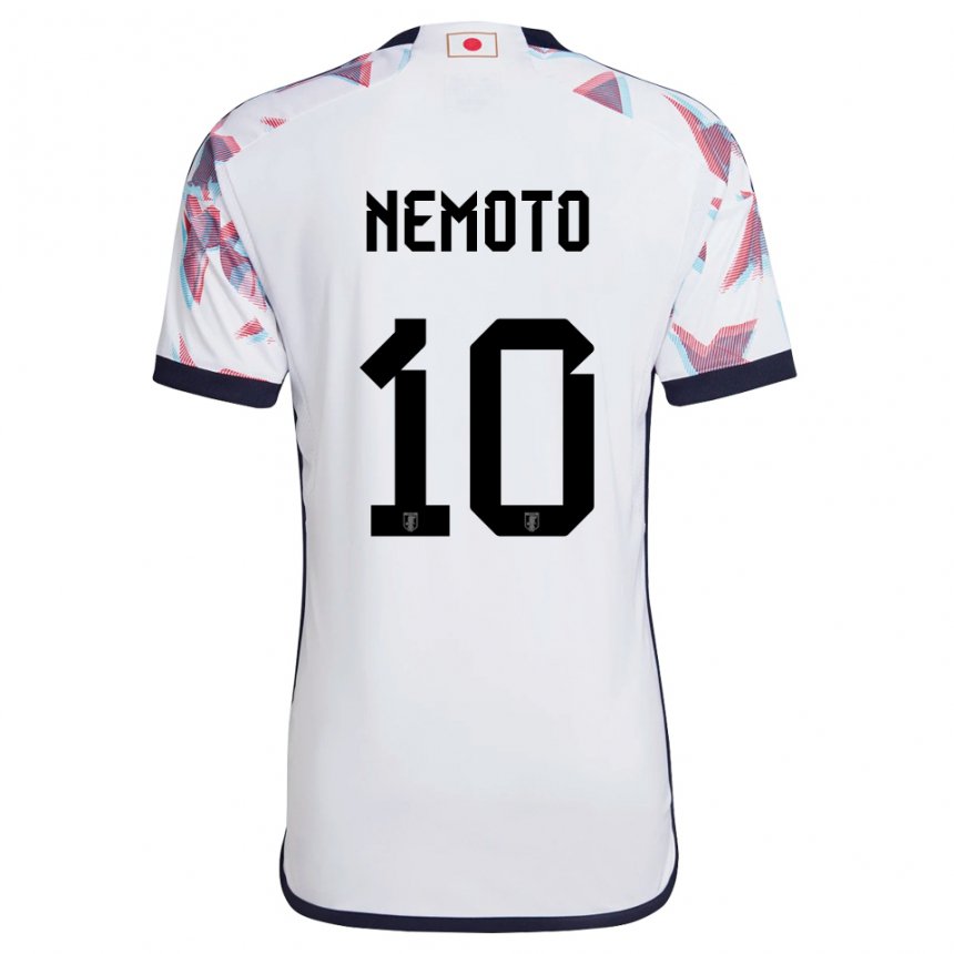 Homem Camisola Japonesa Kotaro Nemoto #10 Branco Alternativa 22-24 Camisa Brasil