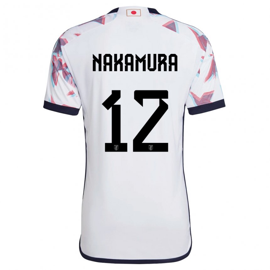 Homem Camisola Japonesa Keisuke Nakamura #12 Branco Alternativa 22-24 Camisa Brasil