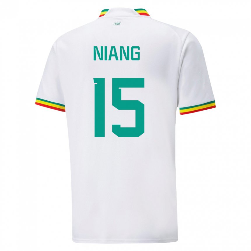 Mulher Camisola Senegalesa Jeanne Niang #15 Branco Principal 22-24 Camisa Brasil