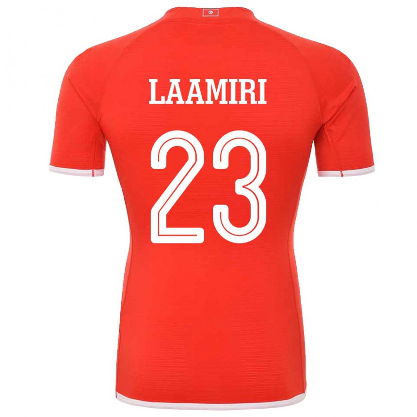 Mulher Camisola Tunisiana Soumaya Laamiri #23 Vermelho Principal 22-24 Camisa Brasil