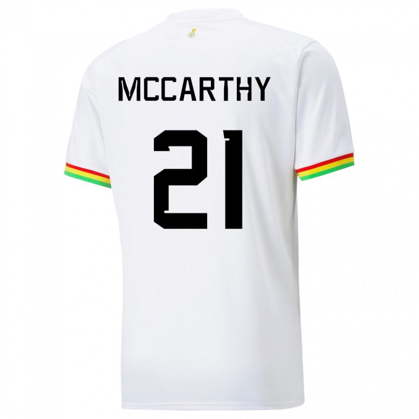 Mulher Camisola Ganesa Kerrie Mccarthy #21 Branco Principal 22-24 Camisa Brasil