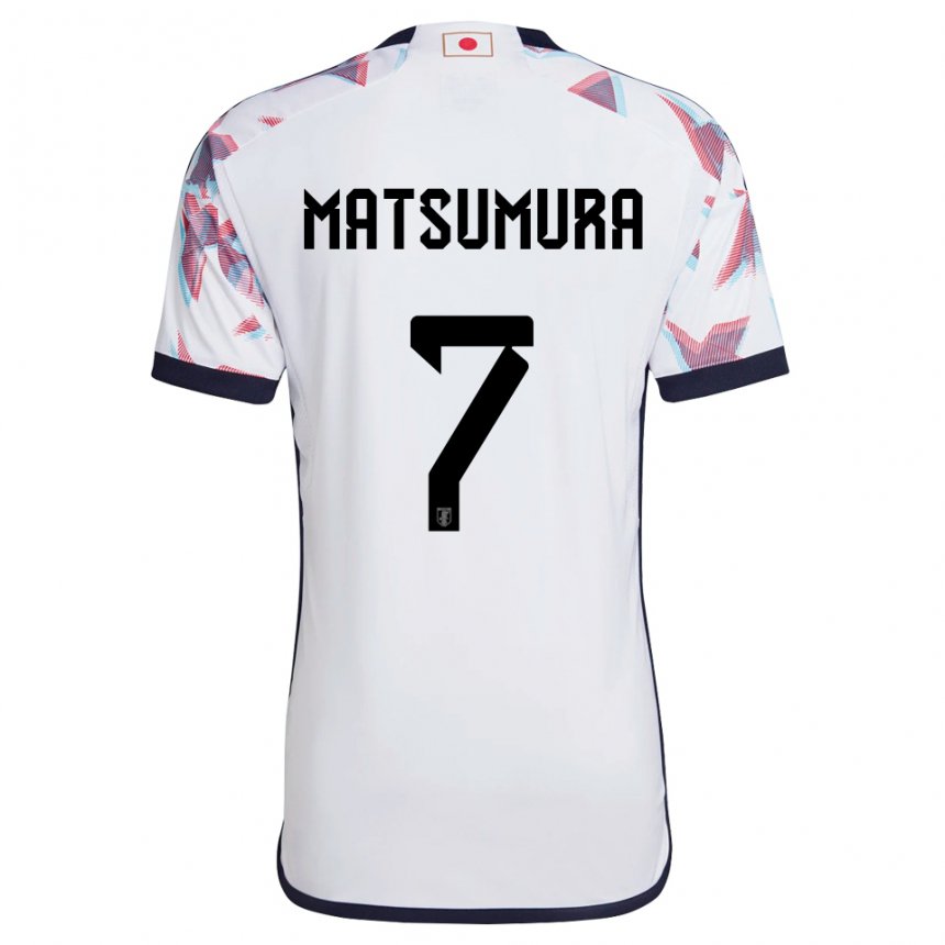 Mulher Camisola Japonesa Kosuke Matsumura #7 Branco Alternativa 22-24 Camisa Brasil