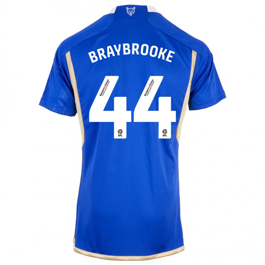 Criança Camisola Sammy Braybrooke #44 Azul Principal 2023/24 Camisa Brasil