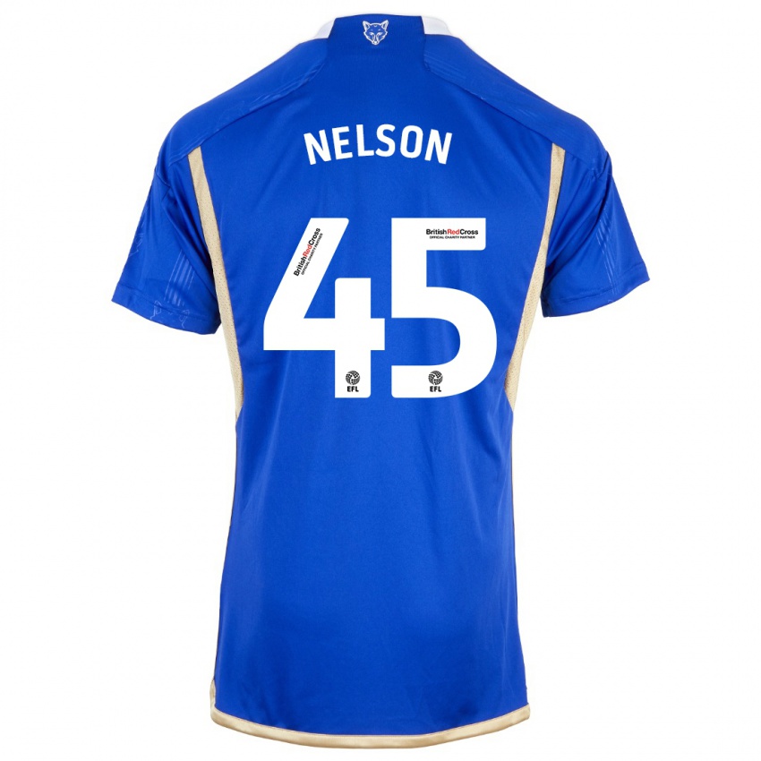 Criança Camisola Ben Nelson #45 Azul Principal 2023/24 Camisa Brasil