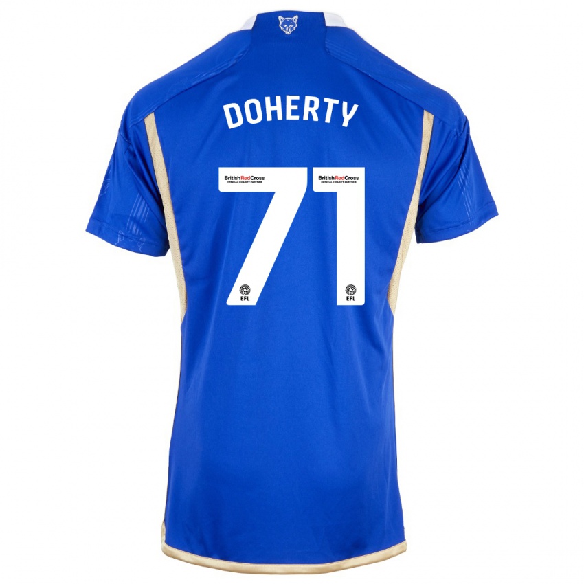 Criança Camisola Arlo Doherty #71 Azul Principal 2023/24 Camisa Brasil