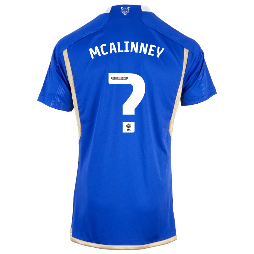 Criança Camisola Liam Mcalinney #0 Azul Principal 2023/24 Camisa Brasil