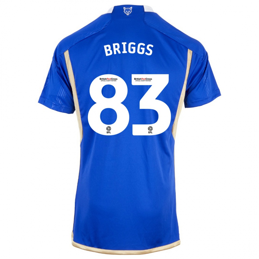 Criança Camisola Logan Briggs #83 Azul Principal 2023/24 Camisa Brasil