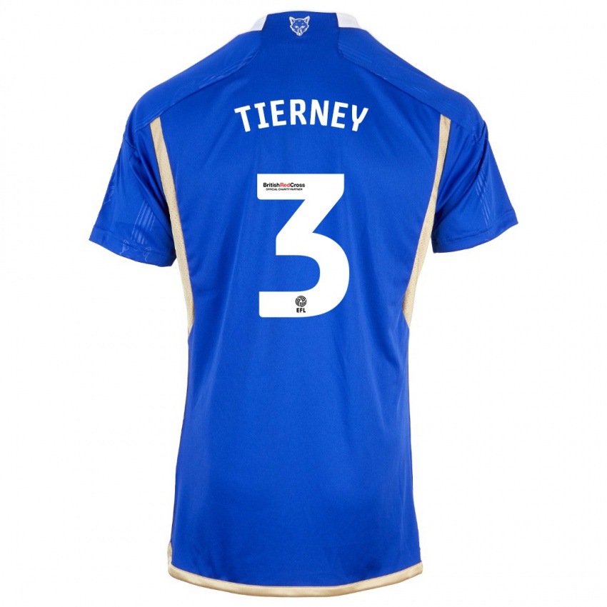 Criança Camisola Sam Tierney #3 Azul Principal 2023/24 Camisa Brasil