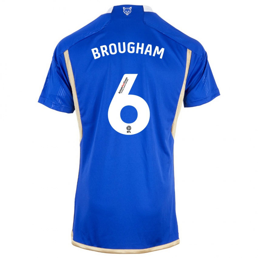 Criança Camisola Georgia Brougham #6 Azul Principal 2023/24 Camisa Brasil