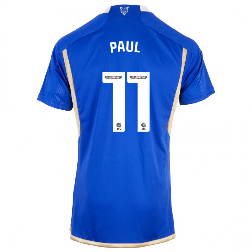 Criança Camisola Lachante Paul #11 Azul Principal 2023/24 Camisa Brasil