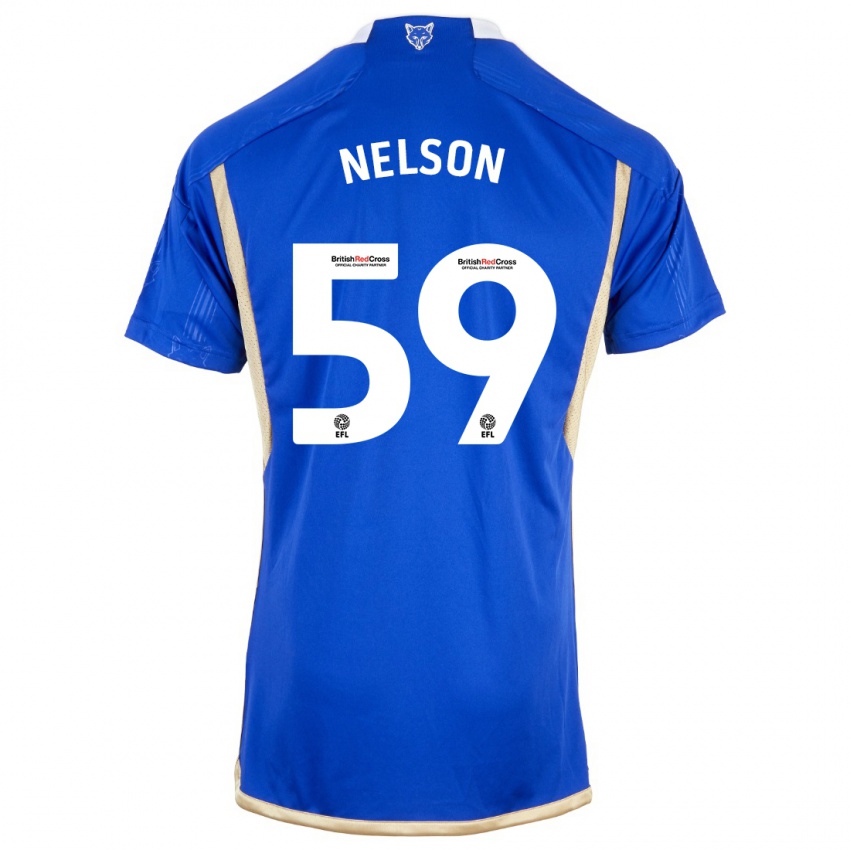 Criança Camisola Ronny Nelson #59 Azul Principal 2023/24 Camisa Brasil