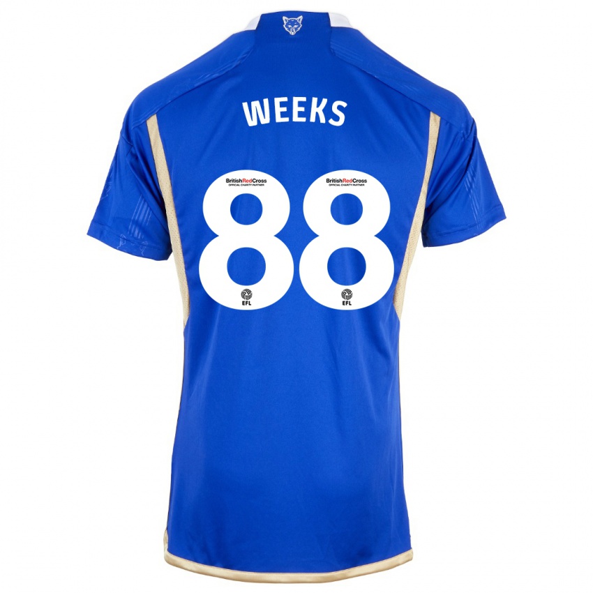 Criança Camisola Tyler Weeks #88 Azul Principal 2023/24 Camisa Brasil