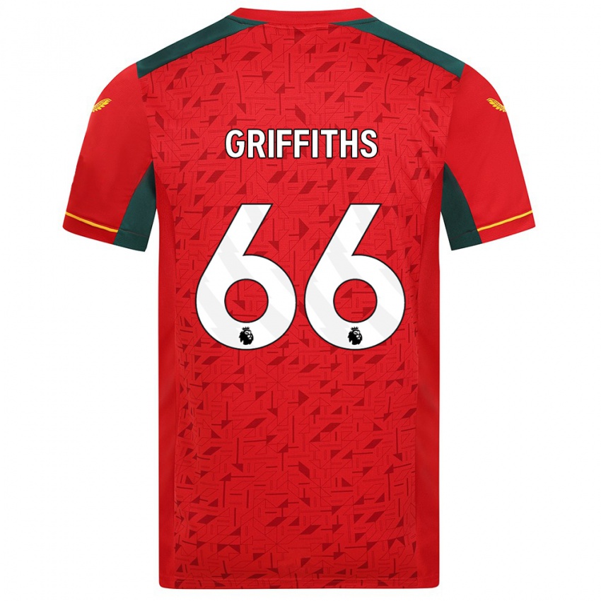 Criança Camisola Harvey Griffiths #66 Vermelho Alternativa 2023/24 Camisa Brasil