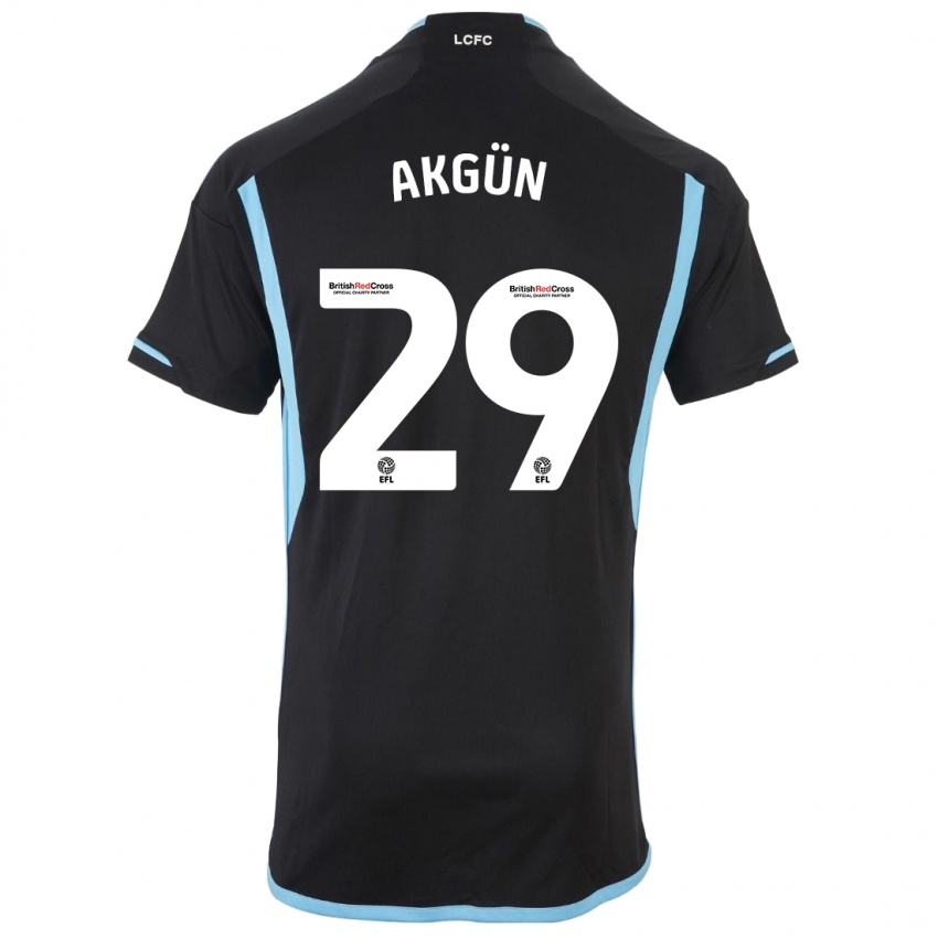 Criança Camisola Yunus Akgün #29 Preto Alternativa 2023/24 Camisa Brasil