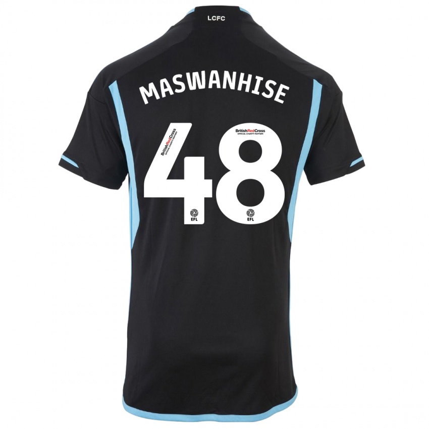 Criança Camisola Tawanda Maswanhise #48 Preto Alternativa 2023/24 Camisa Brasil