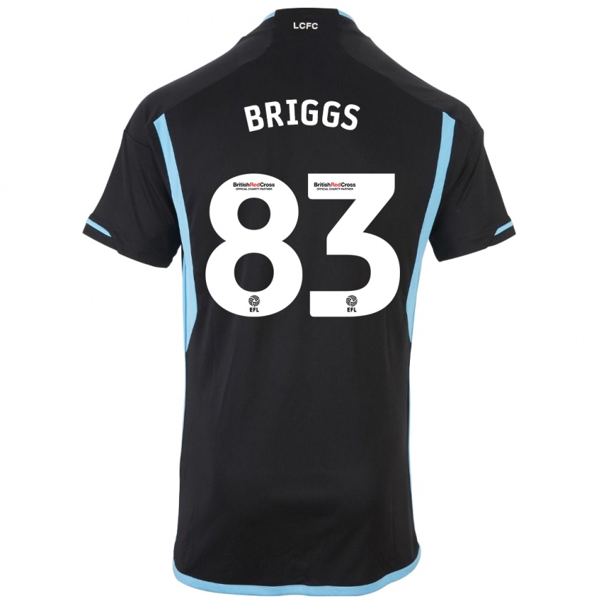 Criança Camisola Logan Briggs #83 Preto Alternativa 2023/24 Camisa Brasil